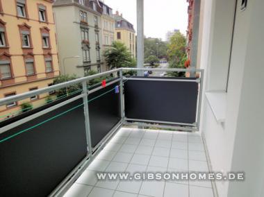 Balkon - One-level-apartment in 60594 Frankfurt Sachsenhausen-Nord
