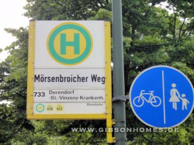 Bushaltestelle - One-level-apartment in 40470 Dsseldorf Mrsenbroich