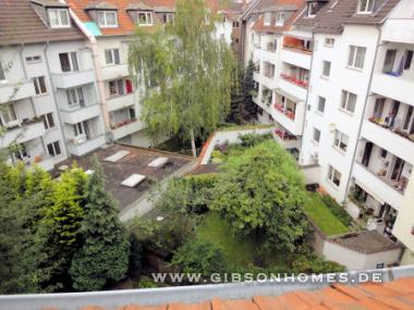 Ausblick hinten - One Level Apartment in 40211 Dsseldorf Pempelfort(18-2-li)