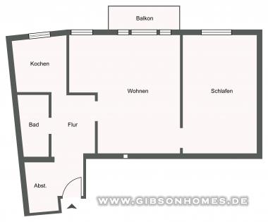 Grundriss - Level Apartment in 40210 Dsseldorf Stadtmitte