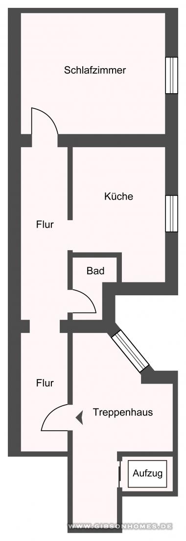 Grundri - Level Apartment in 40210 Dsseldorf Stadtmitte