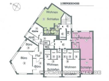 Grundriss WE4 - One Level Apartment in 40225 Dsseldorf Bilk WE04