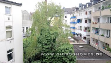 Ausblick vom Balkon - Etagenwohnung in 40233 Dsseldorf Flingern