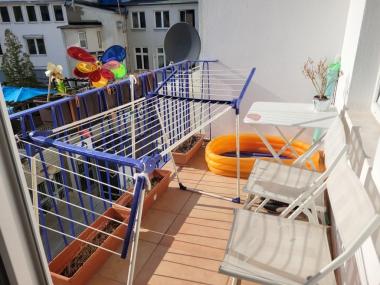 Balkon - One-Level-Apartment in 40215 Dsseldorf Innenstadt