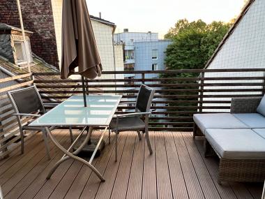 Terrasse - One-Level-Apartment in 40477 Dsseldorf Pempelfort