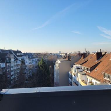 Blick von der Terrasse - Etagenwohnung in 40239 Dsseldorf Dsseltal